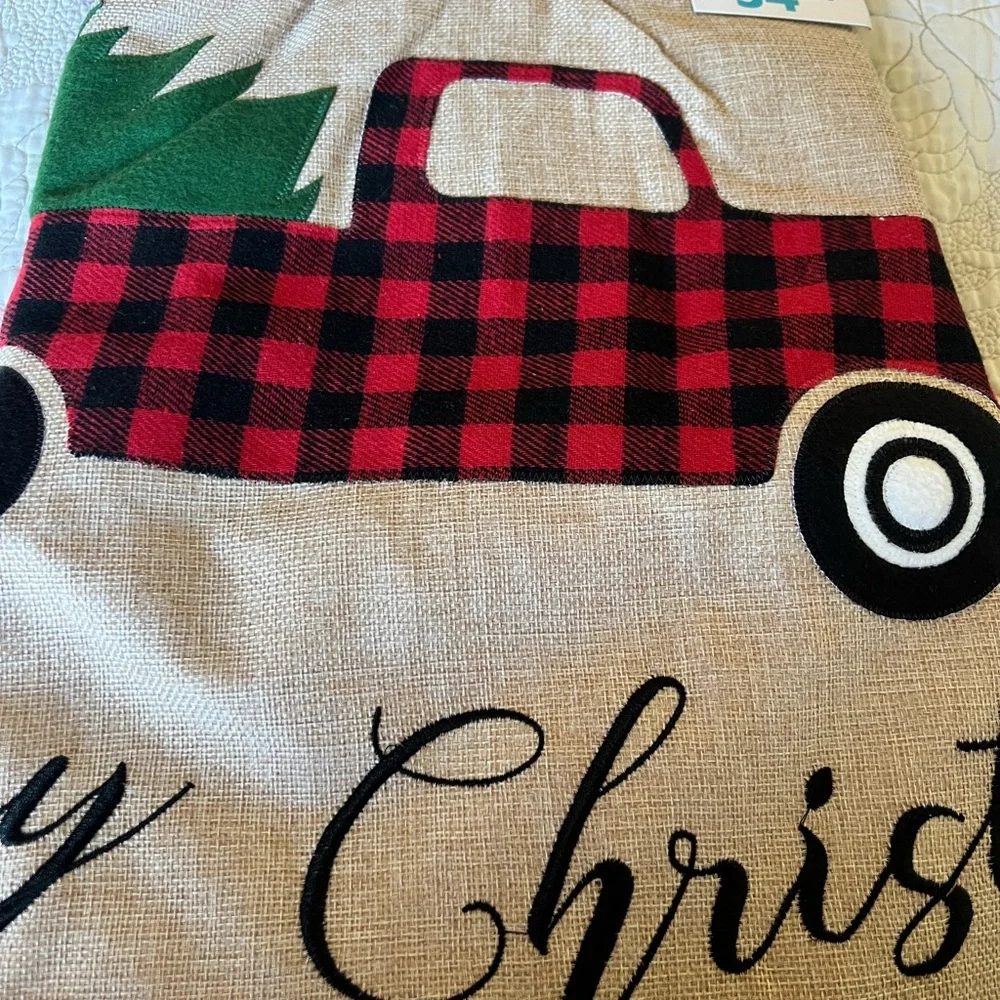 Standard Christmas Tree Skirt Iconic Red Truck 48